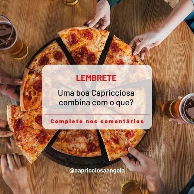 Pizzas, Nosso Menú, Pedir ao domicílio