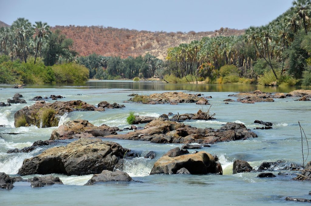 Rio Cunene - principais rios de Angola
